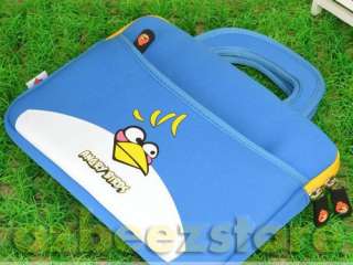 10 LAPTOP IPAD1 / IPAD2 ANGRY BIRD SLEEVE CASE POUCH BAG WITH HANDLE 