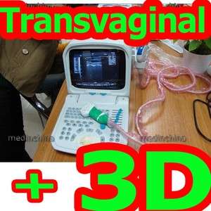 New  Full digital Ultrasound Scanner machine+Transvaginal Probe+ 3D 