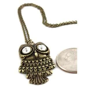  Beautiful Dorothy Articulated Owl Charm Necklace with 