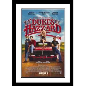  The Dukes of Hazzard Framed and Double Matted 32x45 Movie 