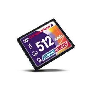  Dane Elec   Flash memory card   512 MB   CompactFlash 