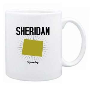  Sheridan Usa State   Star Light  Wyoming Mug Usa City