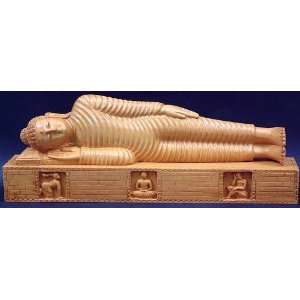 Reclining Buddha   Kaima Wood Sculpture   Artist 