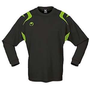  Uhlsport Club Goalkeeper Custom Soccer Jerseys BLACK/GREEN 