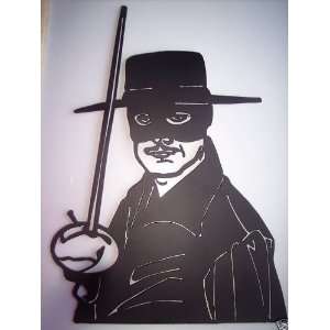  Zorro Metal Wall Art Movie and Home Theater Decor