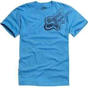  Fox Racing Rapid T Shirt   Large/Electric Blue Automotive