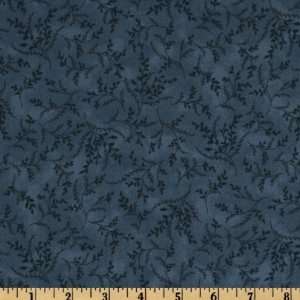  44 Wide Mrs. Marchs Autumn Forest Vine Blue Fabric By 