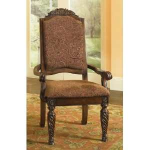  Set of 2 Upholstered Arm Chairs Furniture & Decor