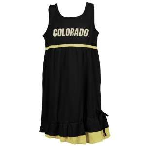   Colorado Buffaloes Youth Girls Black Lonestar Dress
