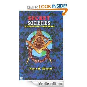 Secret Societies and Subversive Movements Nesta Helen Webster  