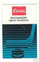 1986 87 Des Moines Buccaneers Hockey Schedule USHL  