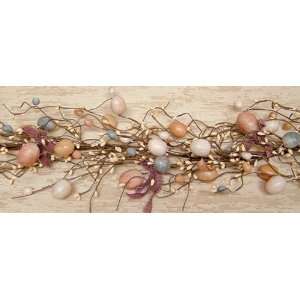    Egg Garland with Twigs and Pips Country Rustic