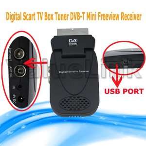  Scart Mini Tv Digital Dvb t Scart Freeview Tuner Receiver 