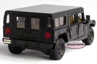New 127 Hummer 4 Door Wagon Diecast Model Car With Box Black B357 