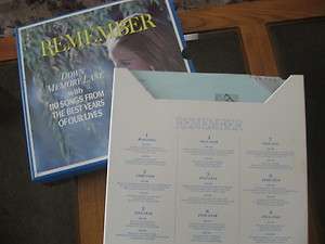 Reader Digest Remember 9 LP Box Set lp vinyl record  