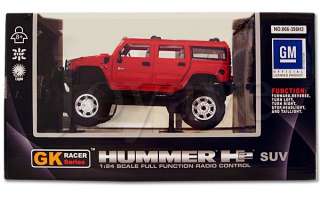 GK Racer Series HUMMER H2 SUV 124 SCALE FULL FUNCTION RC *NEW 