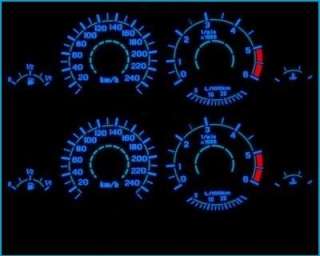 BMW E38,E39,E53 X5 plasma glow gauges dials DIESEL KMH  