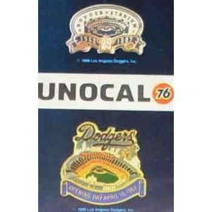   1987 Los Angeles Dodgers Pocket Schedule Unocal 76