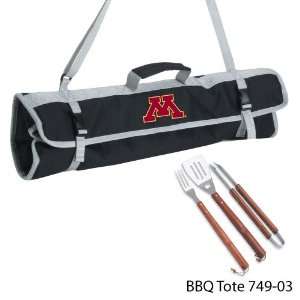  University of Minnesota 3 Piece BBQ Tote Case Pack 4 