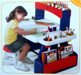 NEW Creative Projects Art Table Desk & 2 Stools  KIDS  