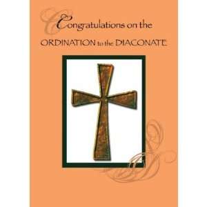 Diaconate Ordination Congratulations Cross, Deacon Cards 