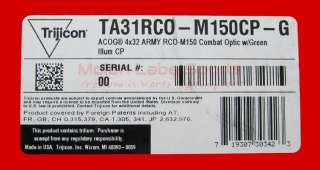   TA31RCO M150CP G RCO M150 Green TA31RCOM150CPG 719307303423  