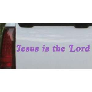 Purple 18in X 1.8in    Jesus Is The Lord Christian Car Window Wall 