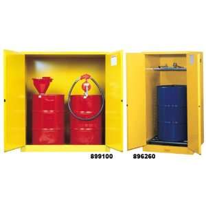JUSTRITE Vertical Drum Storage   2 Door Manual close   w/Drum Rollers 