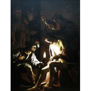  Christ crowned with thorns by Honthorst
