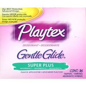  Playtex Gentle Glide Super Plus Tampons, 16 Each Health 