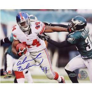 Ahmad Bradshaw New York Giants   Stiff Arm vs. Eagles   Autographed 