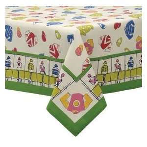 Starting Gate   Horse Racing Cotton Tablecloth   60x90  