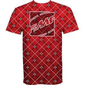  FMF Apparel Union T Shirt   Small/Red Automotive