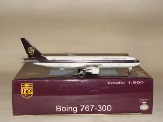   500 UPS United Parcel Services B767 300 Herpa 500 scale 