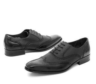 New Mens Wingtip Dress Shoes Oxfords Lace Up Black, Brown Fashionable 