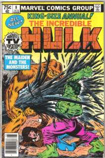 The Incredible Hulk KS Annual Comic #8, Marvel 1979 FN+  