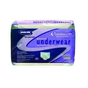  Invacare Overnight Protective Underwear    Case of 72 