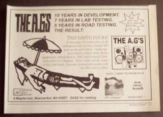 1996 The A.Gs This Earth Sucks original music promo ad  