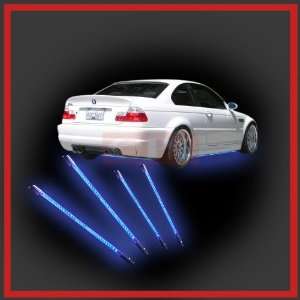  Blue Led Under Car Underbody Lights 4Pcs Universal 