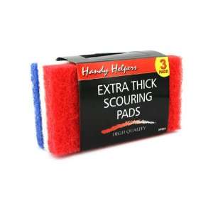  New   Extra thick scouring pads   Case of 72 by handy 