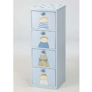 Petite Prince Blue Drawer Chest 