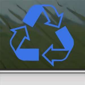  Recycle Environment Logo Blue Decal Truck Window Blue 