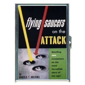  FLYING SAUCERS ON ATTACK SCI FI GEEKY ID Holder, Cigarette 