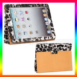 Black Tiger Pattern PU Leather Case For Apple iPad 2 US  