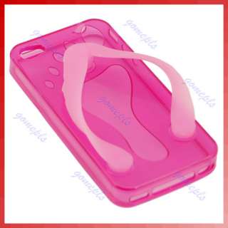 Shoe Slipper Style TPU Case Cover For iPhone 4G 4th HP  