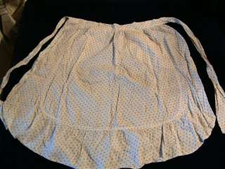 Vintage Antique 1800s Cotton Kitchen Apron Ready to Wear or Display 