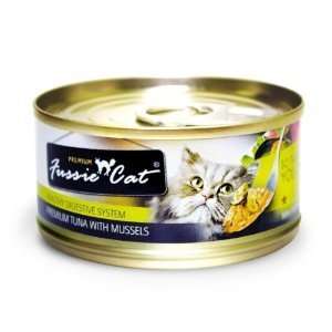  Fussie Cat Premium Tuna with Mussels Canned Cat Food 24 2 