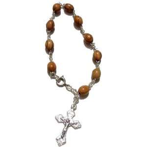  Rosary Olivewood Bracelet Holy Land Womens Mens Jewelry 