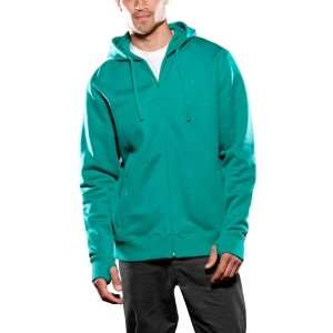   Fleece Mens Hoody Zip Casual Wear Sweatshirt   Lush Green / Small