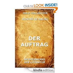 Der Auftrag (Kommentierte Gold Collection) (German Edition) Honoré 